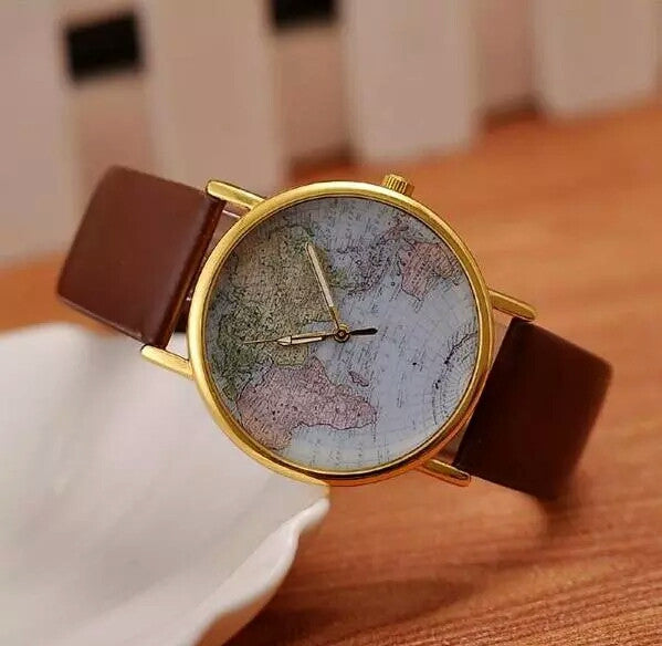 World Map Globe Watch
