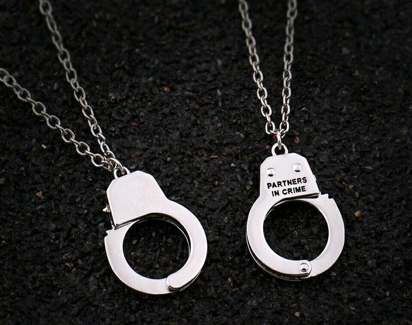 Crime Handcuffs Necklace