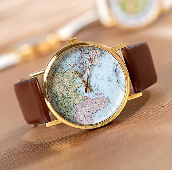 World Map Globe Watch