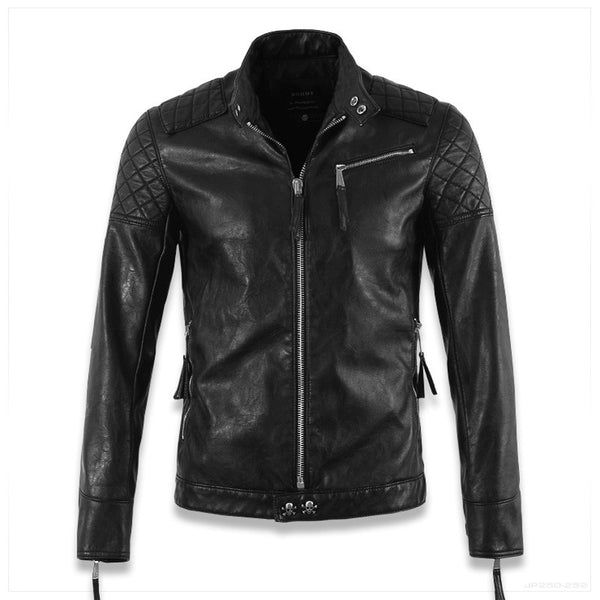 Hot ! High quality new Spring fashion leather jackets men, men's leather jacket brand motorcycle leather jackets skull