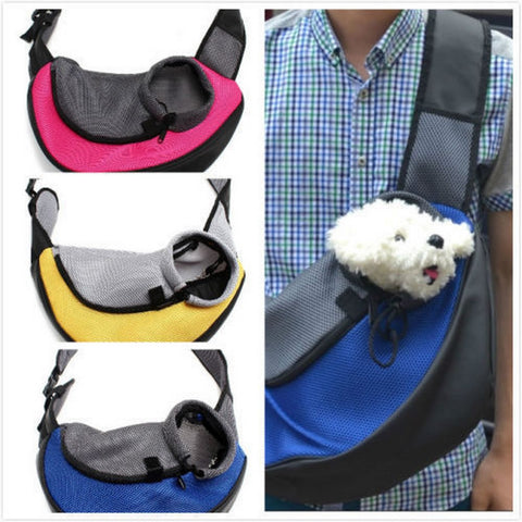 Pet Carrier Carrying Cat Dog Puppy Small Animal Sling Front Carrier Mesh Comfort Travel Tote Shoulder Bag Pet Backpack SL