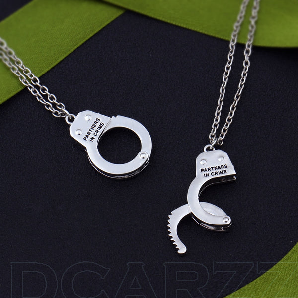 Crime Handcuffs Necklace