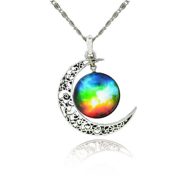 2017 Latest Popular Best-selling Men Women Star Moon  Time Pendants