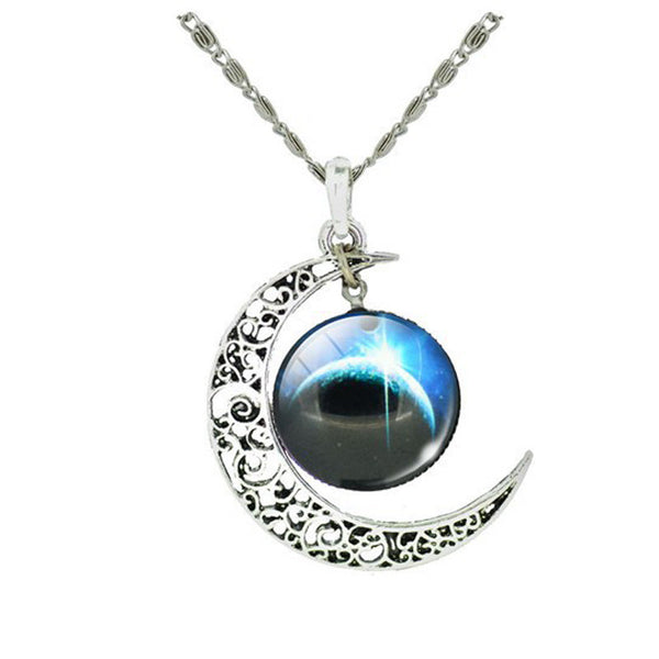 2017 Latest Popular Best-selling Men Women Star Moon  Time Pendants