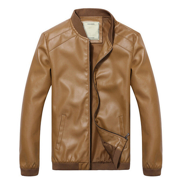 2017 New Arrival Leather Jackets Men's jacket male Outwear Men's Coats Spring & Autumn PU Jacket De Couro Coat Plus Size M-4XL