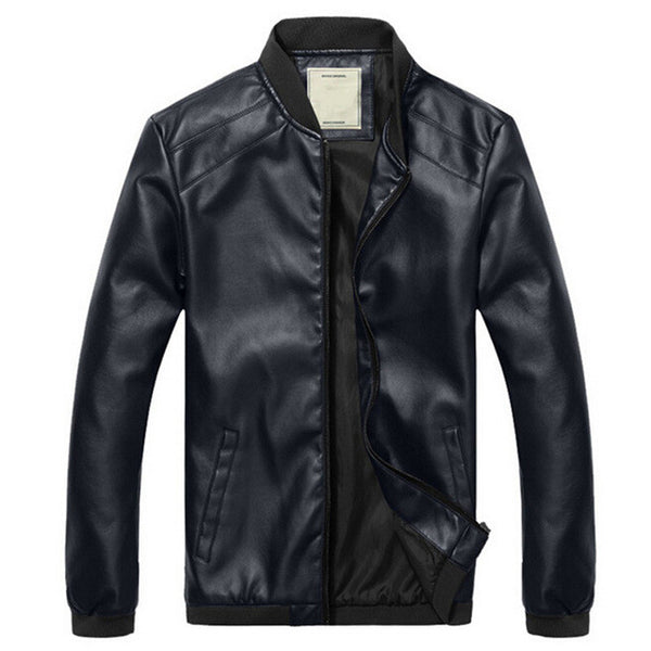 2017 New Arrival Leather Jackets Men's jacket male Outwear Men's Coats Spring & Autumn PU Jacket De Couro Coat Plus Size M-4XL
