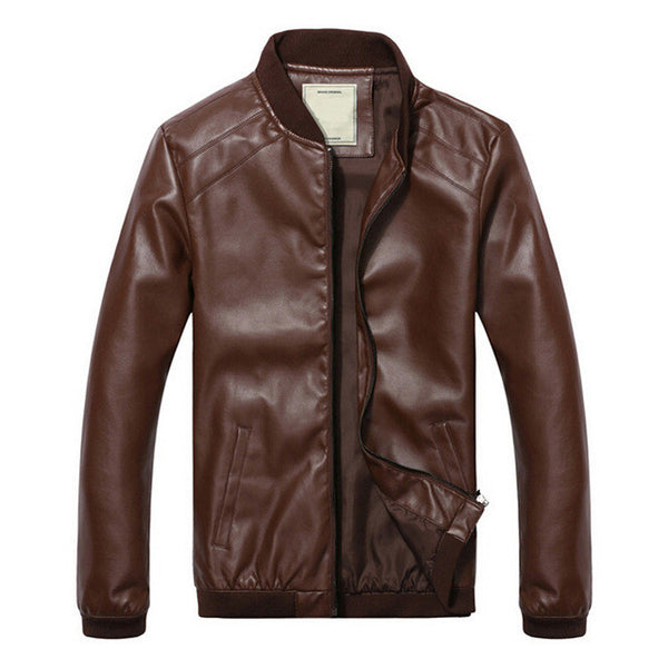 2017 New Arrival Leather Jackets Men's jacket male Outwear Men's Coats Spring & Autumn PU Jacket De Couro Coat Plus Size M-4XL
