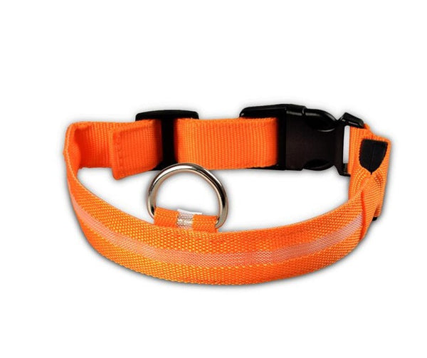 Nylon LED Pet Dog Collar