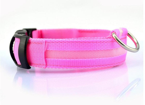 Nylon LED Pet Dog Collar