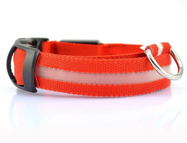 Nylon LED Pet Dog Collar