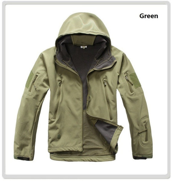 Lurker Shark Skin Softshell V4 Military Tactical Jacket Men Waterproof Windproof Warm Coat Camouflage Hooded Camo Army Clothing