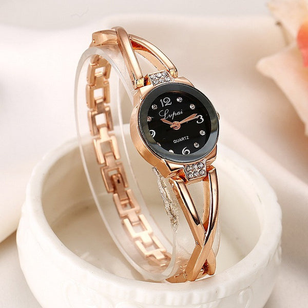 Lvpai 2017 Summer Style Gold Watch Brand Watch Women Wristwatch Ladies Watch Clock Female Wristwatches Stainless Gold Watches