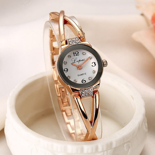 Lvpai 2017 Summer Style Gold Watch Brand Watch Women Wristwatch Ladies Watch Clock Female Wristwatches Stainless Gold Watches