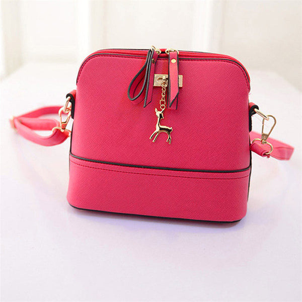 Women shoulder bags messenger bag women leather small shoulder bag famous brand cross body bag Deer Spliced Collision color