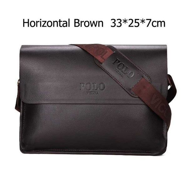 VICUNA POLO Famous Brand Leather Men Bag Casual Business Leather Mens Messenger Bag Vintage Men's Crossbody Bag bolsas male