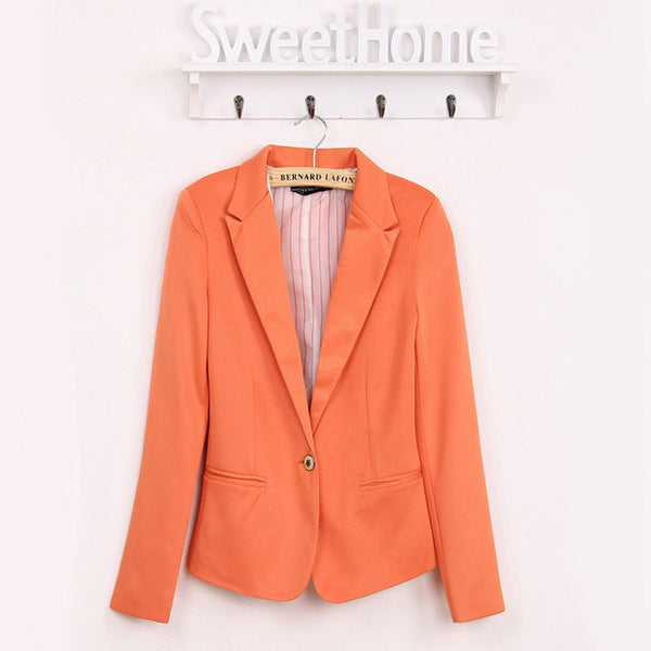 Lowest Fall Promotion  blazer women suit blazer foldable brand jacket  spandex with lining Vogue refresh blazers Free shipping