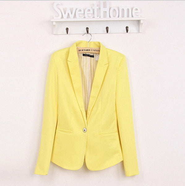 Lowest Fall Promotion  blazer women suit blazer foldable brand jacket  spandex with lining Vogue refresh blazers Free shipping