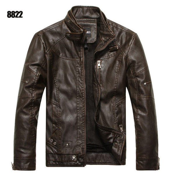 New arrive brand motorcycle leather jackets men ,men's leather jacket, jaqueta de couro masculina,mens leather jackets,men coats