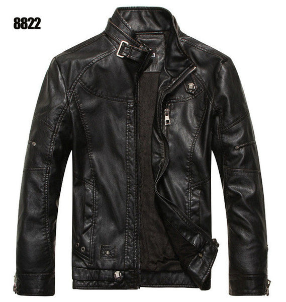 New arrive brand motorcycle leather jackets men ,men's leather jacket, jaqueta de couro masculina,mens leather jackets,men coats