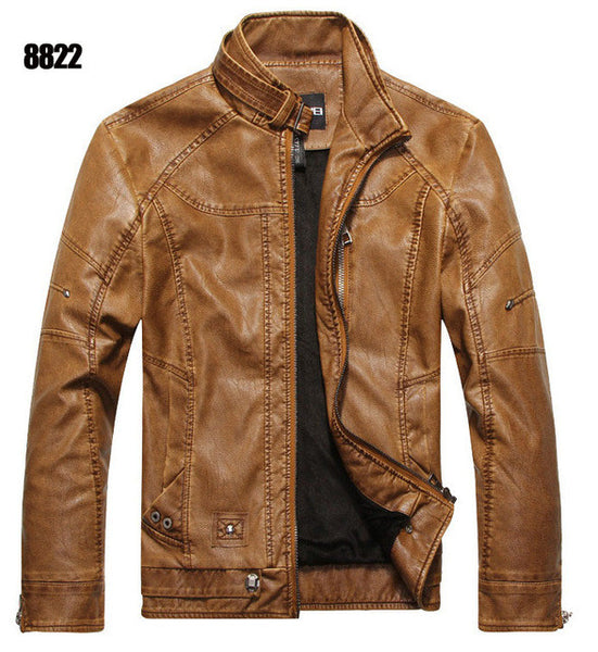 New arrive brand motorcycle leather jackets men ,men's leather jacket, jaqueta de couro masculina,mens leather jackets,men coats