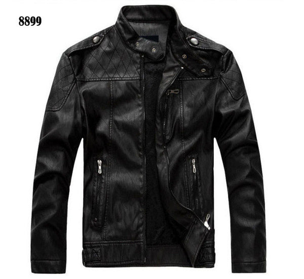 New arrive brand motorcycle leather jackets men ,men's leather jacket, jaqueta de couro masculina,mens leather jackets,men coats