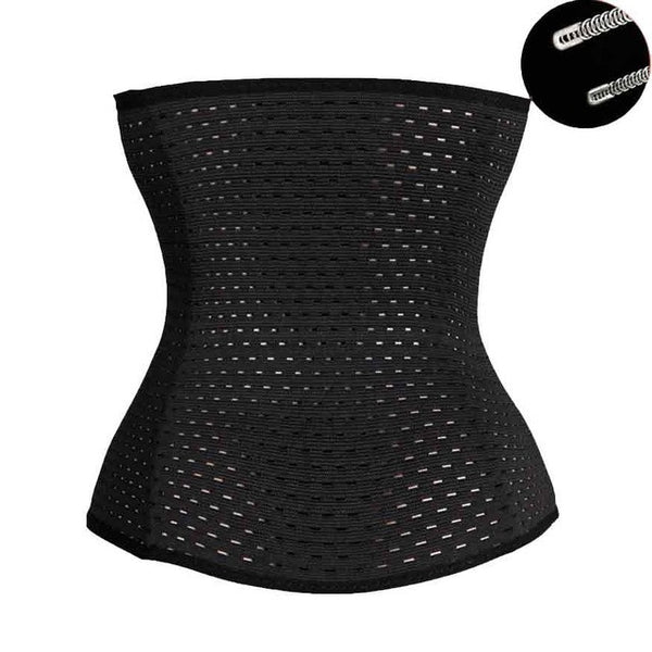 Black/Beige Fat Burning Girdle Belt Sexy Women Body Waist Trainer Shapers Underbust Belt Corset Faja Reductora Shapewear