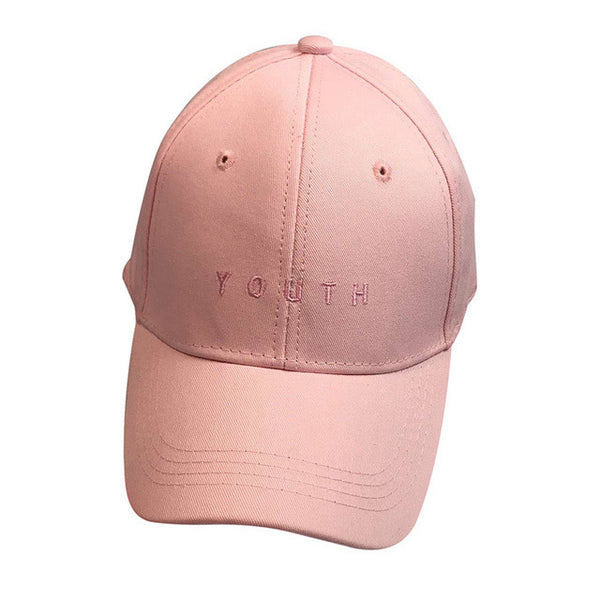 Fashion Cap Women Men Summer Spring Cotton Caps Women Letter Solid Adult baseball Cap Black White Hat Snapback Women Cap 2017