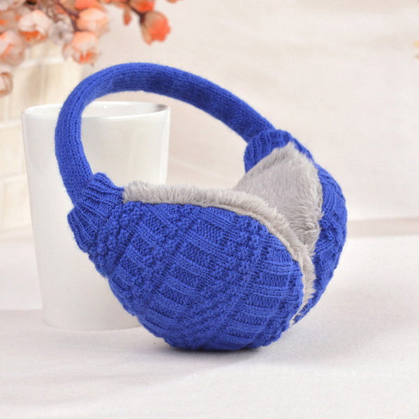 2017 New Style Winter Earmuffs For Women Warm Unisex Ear Muffs Winter Ear Cover Knitted Plush Winter Ear Warmers Free Shipping