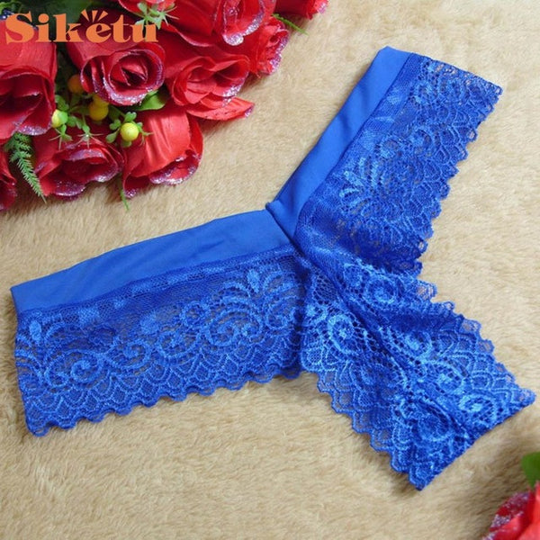 Hot Women Sexy Lace Bikinis V-string Briefs Panties Thongs G-string Lingerie Underwear Activing AU10X9