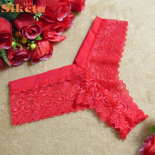 Hot Women Sexy Lace Bikinis V-string Briefs Panties Thongs G-string Lingerie Underwear Activing AU10X9