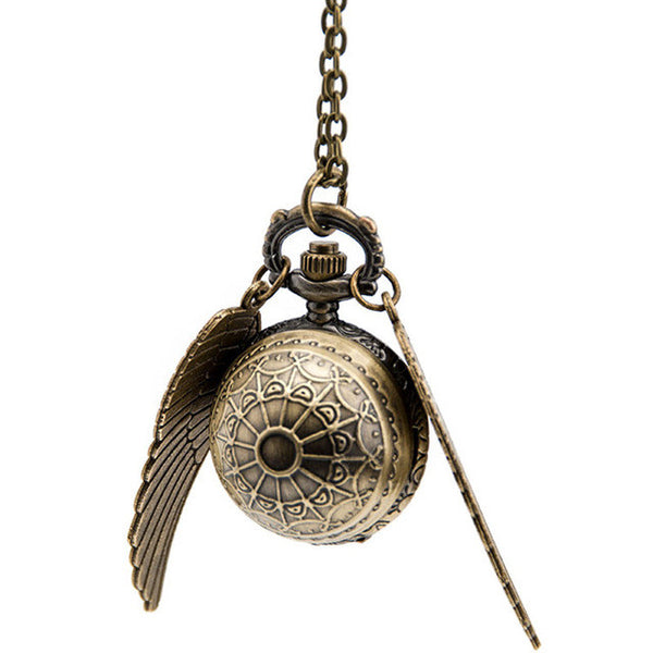 Harry Potter Round Pocket Watch Necklace