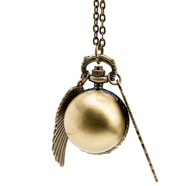 Harry Potter Round Pocket Watch Necklace