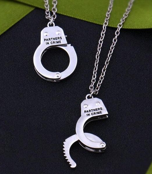 Crime Handcuffs Necklace