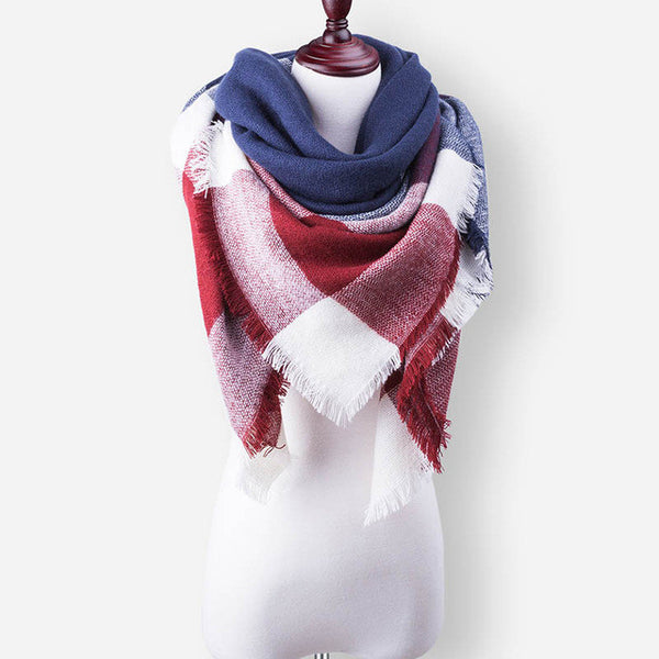 Za New Fashion Brand Winter Scarf For Women Scarf 140cm*140cm*210cm Large Luxury Women Scarf Warm Cashmere Shawls and Scarves
