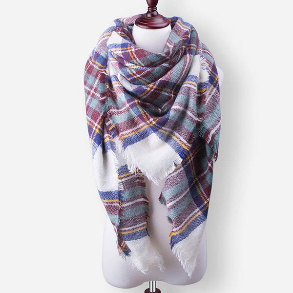 Za New Fashion Brand Winter Scarf For Women Scarf 140cm*140cm*210cm Large Luxury Women Scarf Warm Cashmere Shawls and Scarves