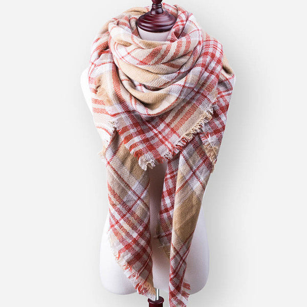 Za New Fashion Brand Winter Scarf For Women Scarf 140cm*140cm*210cm Large Luxury Women Scarf Warm Cashmere Shawls and Scarves
