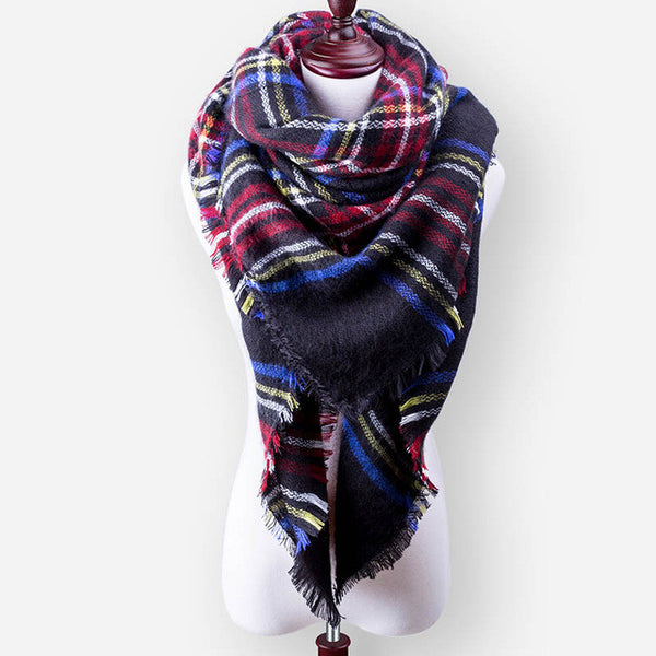 Za New Fashion Brand Winter Scarf For Women Scarf 140cm*140cm*210cm Large Luxury Women Scarf Warm Cashmere Shawls and Scarves
