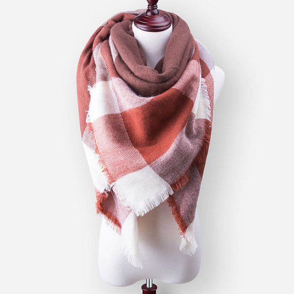 Za New Fashion Brand Winter Scarf For Women Scarf 140cm*140cm*210cm Large Luxury Women Scarf Warm Cashmere Shawls and Scarves