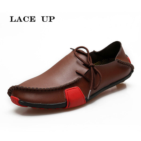 Big Size 47 Loafers Men Flats Shoes Cow Split Leather Shoes Men Moccasins 5 Colours Men Casual Shoes Zapatos Hombre