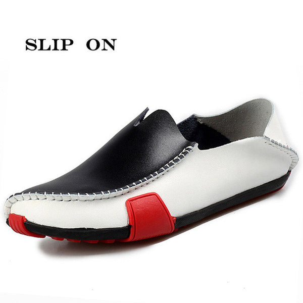 Big Size 47 Loafers Men Flats Shoes Cow Split Leather Shoes Men Moccasins 5 Colours Men Casual Shoes Zapatos Hombre