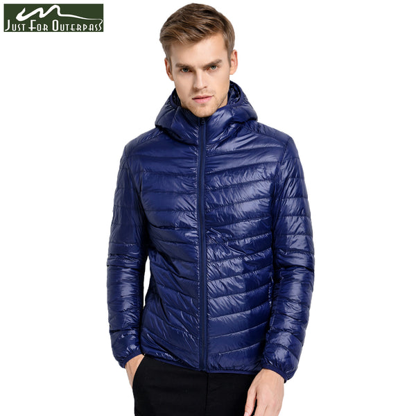 2017 New Casual Brand White Duck Down Jacket Men Autumn Winter Warm Coat Men's Ultralight Duck Down Jacket Male Windproof Parka