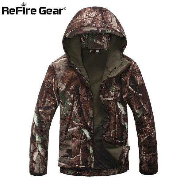 Lurker Shark Skin Softshell V4 Military Tactical Jacket Men Waterproof Windproof Warm Coat Camouflage Hooded Camo Army Clothing