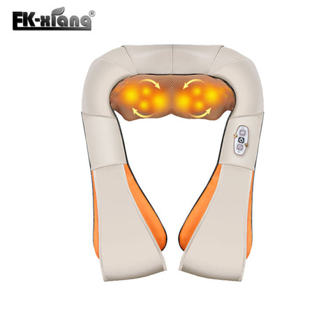 HOT! Multifunction Infrared Body Health Care Equipment Car Home  Acupuncture Kneading Neck Shoulder  Cellulite Massager