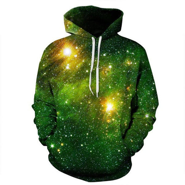 Mr.1991INC Space Galaxy 3d Sweatshirts Men/Women Hoodies With Hat Print Stars Nebula Autumn Winter Loose Thin Hooded Hoody Tops