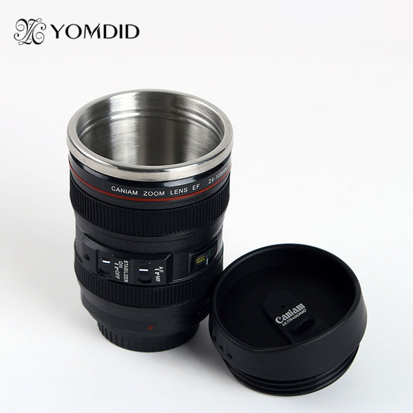 Camera Lens Mug Stainless Steel