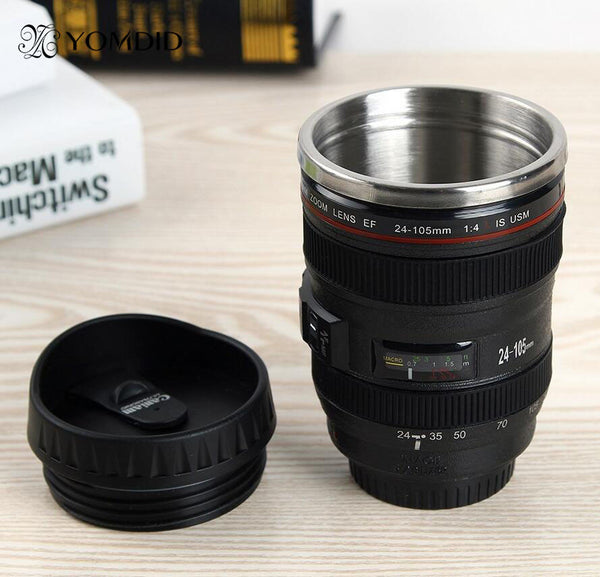 Camera Lens Mug Stainless Steel