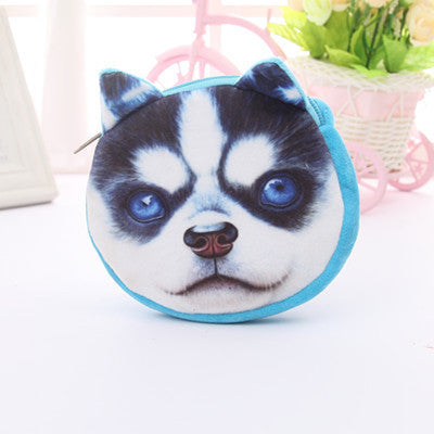 3D cute Women  Fashion Handbags Small Animal Cat Dog Printed Girls Mochila Bags Crossbody Bag Kids Satchel Bag 45