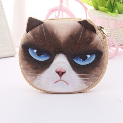 3D cute Women  Fashion Handbags Small Animal Cat Dog Printed Girls Mochila Bags Crossbody Bag Kids Satchel Bag 45