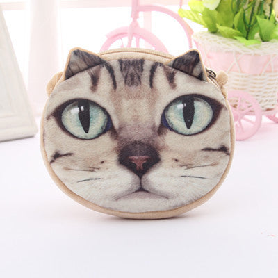 3D cute Women  Fashion Handbags Small Animal Cat Dog Printed Girls Mochila Bags Crossbody Bag Kids Satchel Bag 45