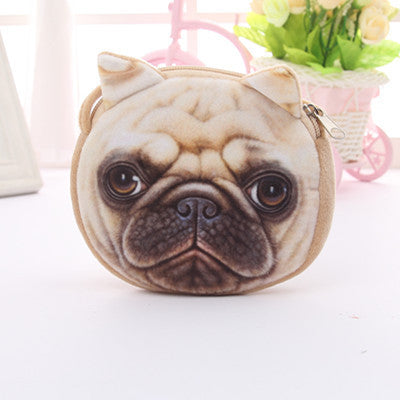 3D cute Women  Fashion Handbags Small Animal Cat Dog Printed Girls Mochila Bags Crossbody Bag Kids Satchel Bag 45